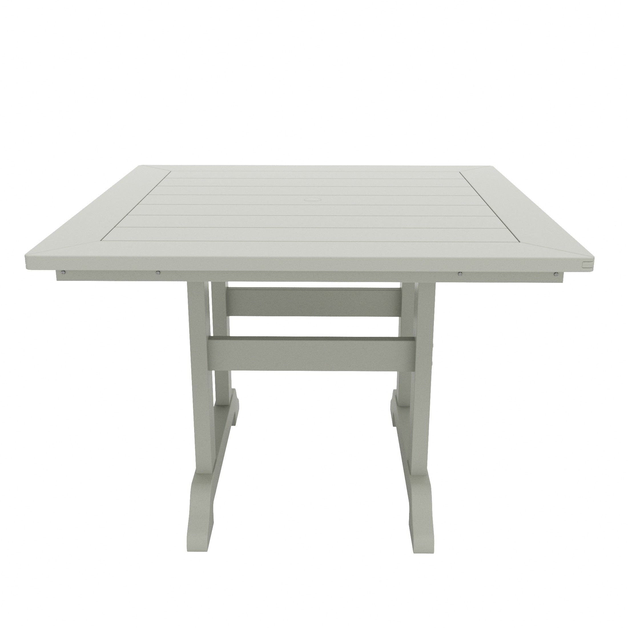 Ensemble de salle à manger d'extérieur Polytrends Shoreside, 5 pièces, carré, en polyester, respectueux de l'environnement, toutes saisons, avec fauteuils