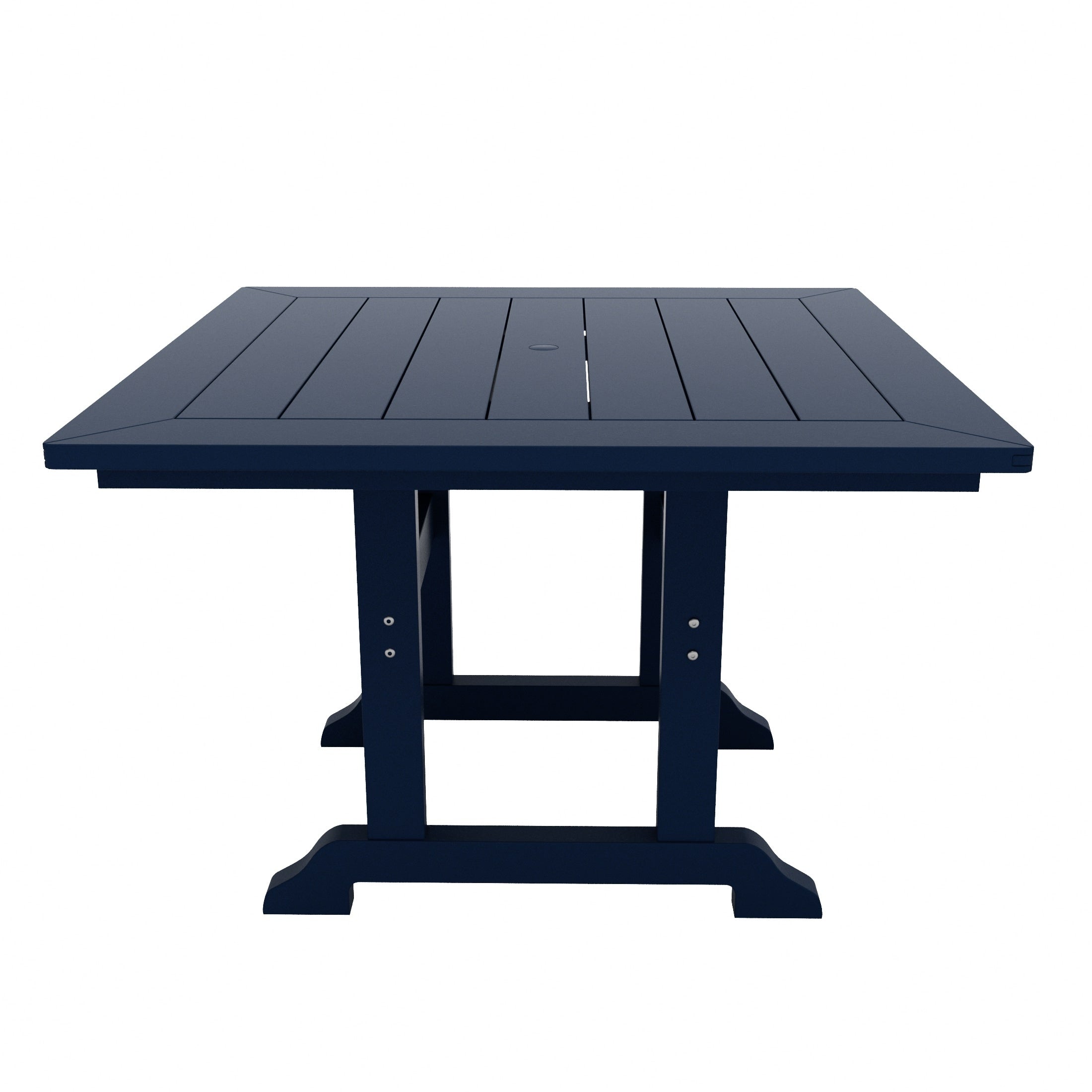 Ensemble de salle à manger d'extérieur Polytrends Shoreside, 5 pièces, carré, en polyester, respectueux de l'environnement, toutes saisons, avec fauteuils