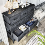 Commode de chambre moderne à 9 tiroirs avec tour de rangement