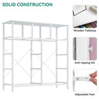 Commode de chambre moderne à 9 tiroirs avec tour de rangement