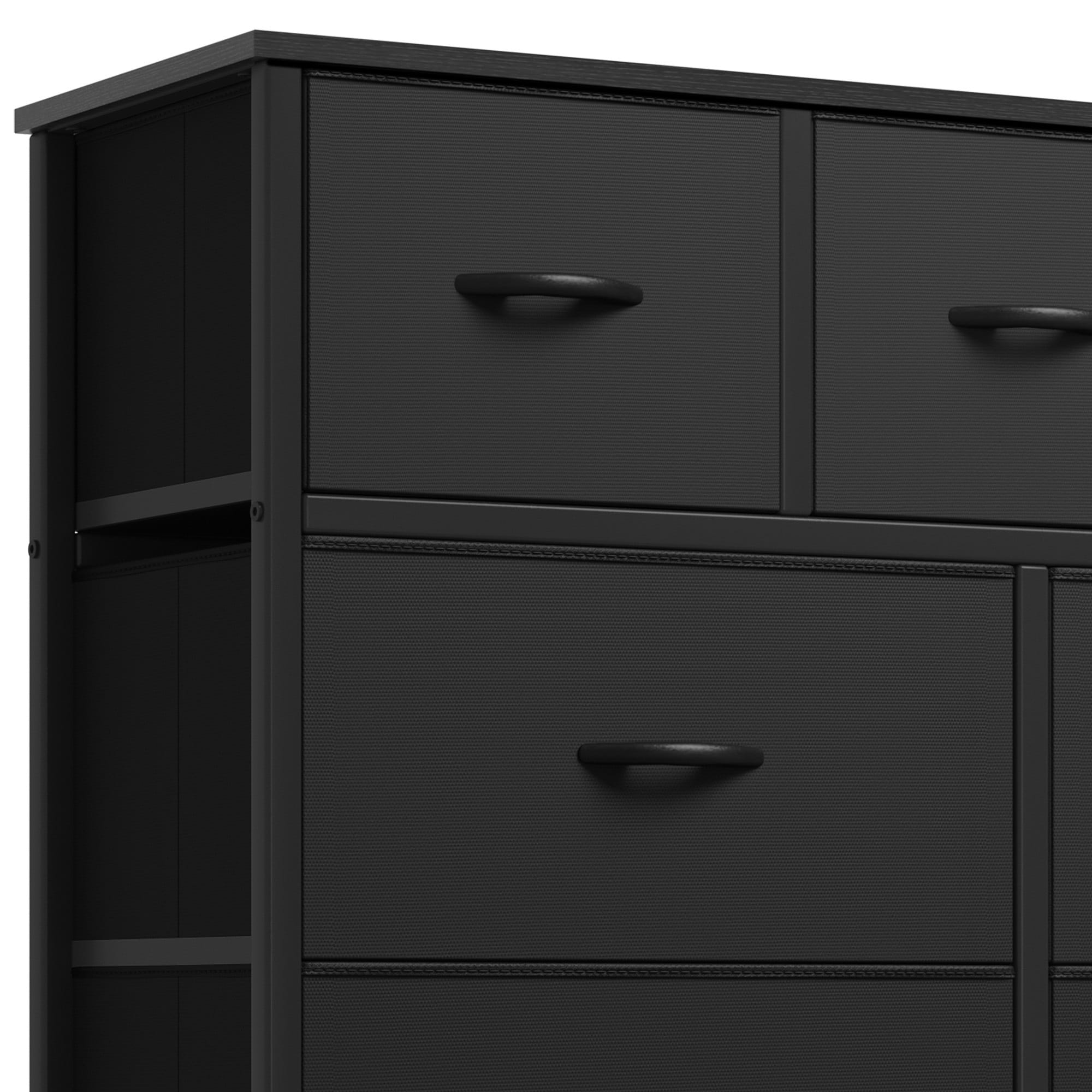 Commode de chambre moderne à 9 tiroirs avec tour de rangement