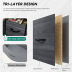 Commode de chambre moderne à 9 tiroirs avec tour de rangement