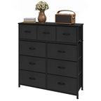 Commode de chambre moderne à 9 tiroirs avec tour de rangement
