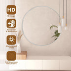 Miroir de salle de bain rond mural moderne