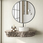 Miroir de salle de bain rond mural moderne