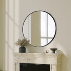 Miroir de salle de bain rond mural moderne