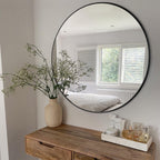 Miroir de salle de bain rond mural moderne
