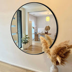 Miroir de salle de bain rond mural moderne