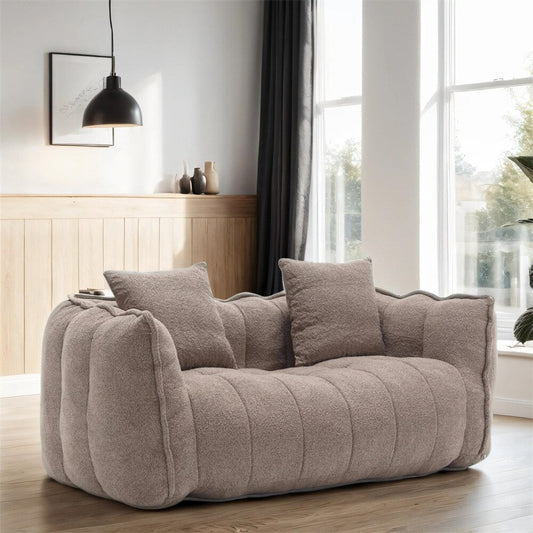 Canapé inclinable moderne en chenille avec mousse haute résilience