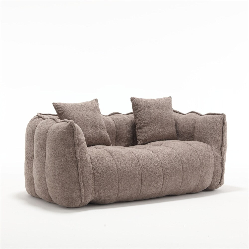 Canapé inclinable moderne en chenille avec mousse haute résilience