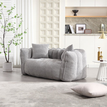 Canapé inclinable moderne en chenille avec mousse haute résilience