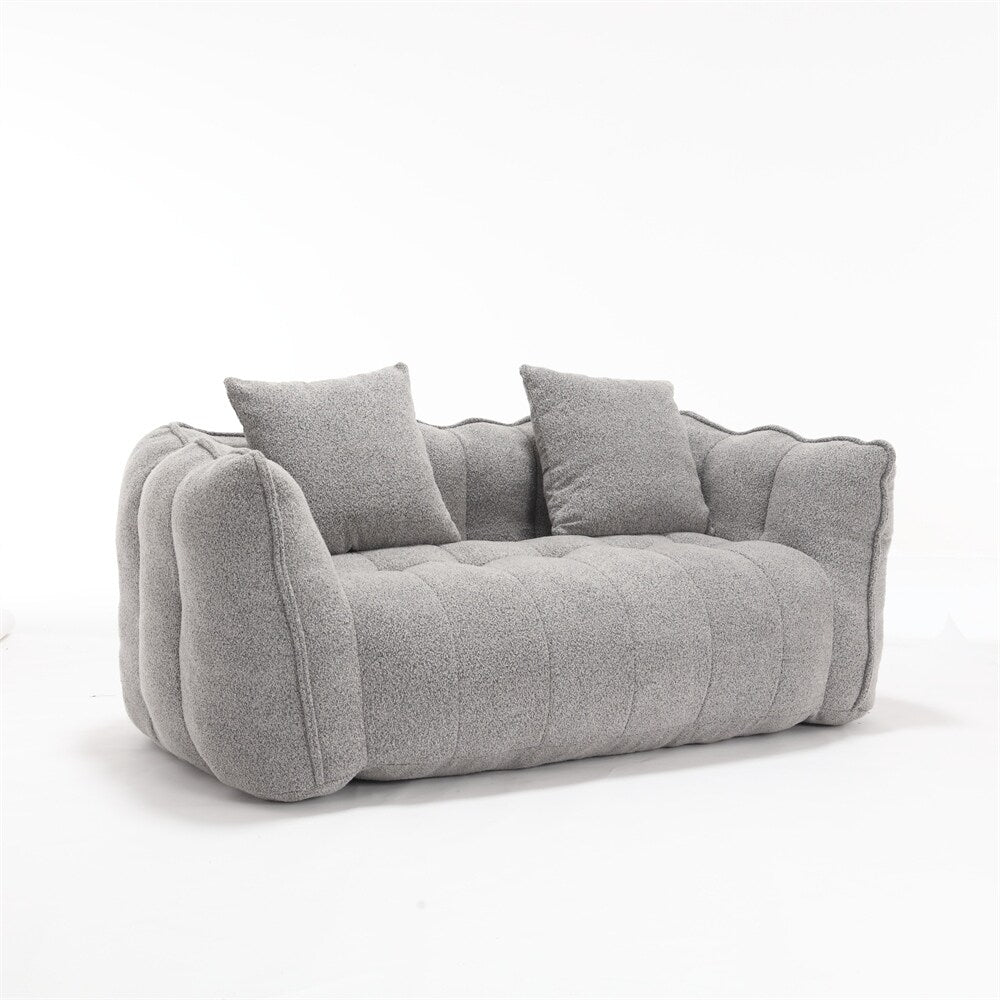 Canapé inclinable moderne en chenille avec mousse haute résilience