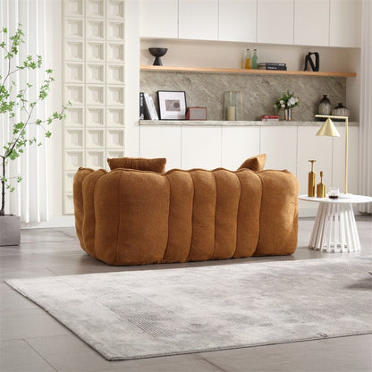Canapé inclinable moderne en chenille avec mousse haute résilience