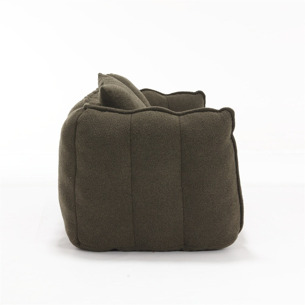 Canapé inclinable moderne en chenille avec mousse haute résilience