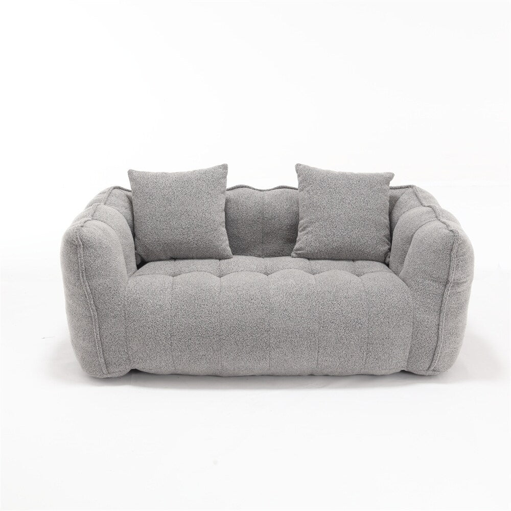 Canapé inclinable moderne en chenille avec mousse haute résilience
