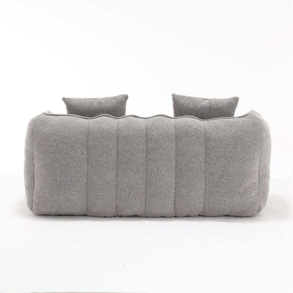 Canapé inclinable moderne en chenille avec mousse haute résilience