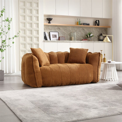 Canapé inclinable moderne en chenille avec mousse haute résilience