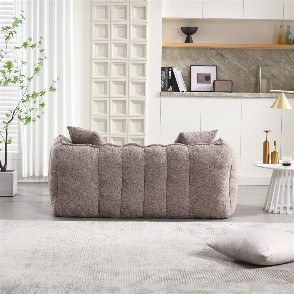 Canapé inclinable moderne en chenille avec mousse haute résilience