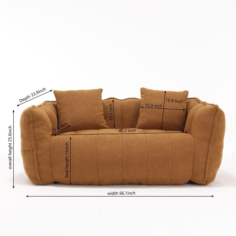 Canapé inclinable moderne en chenille avec mousse haute résilience