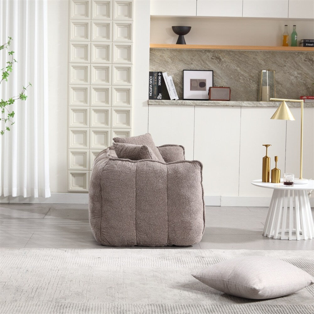 Canapé inclinable moderne en chenille avec mousse haute résilience