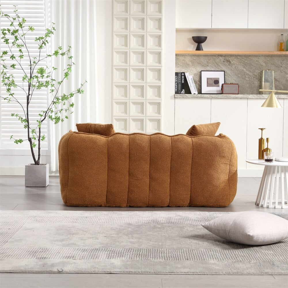 Canapé inclinable moderne en chenille avec mousse haute résilience