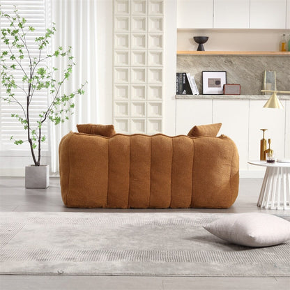 Canapé inclinable moderne en chenille avec mousse haute résilience