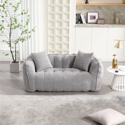 Canapé inclinable moderne en chenille avec mousse haute résilience
