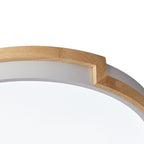 Plafonnier encastré à LED circulaire moderne et concis à 1 ampoule