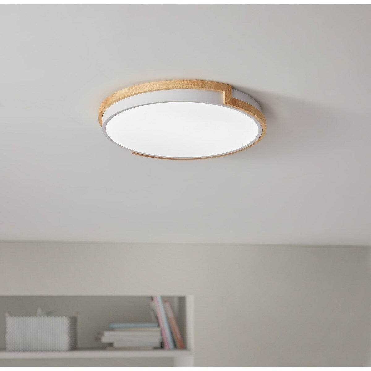 Plafonnier encastré à LED circulaire moderne et concis à 1 ampoule