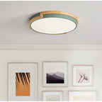 Plafonnier encastré à LED circulaire moderne et concis à 1 ampoule