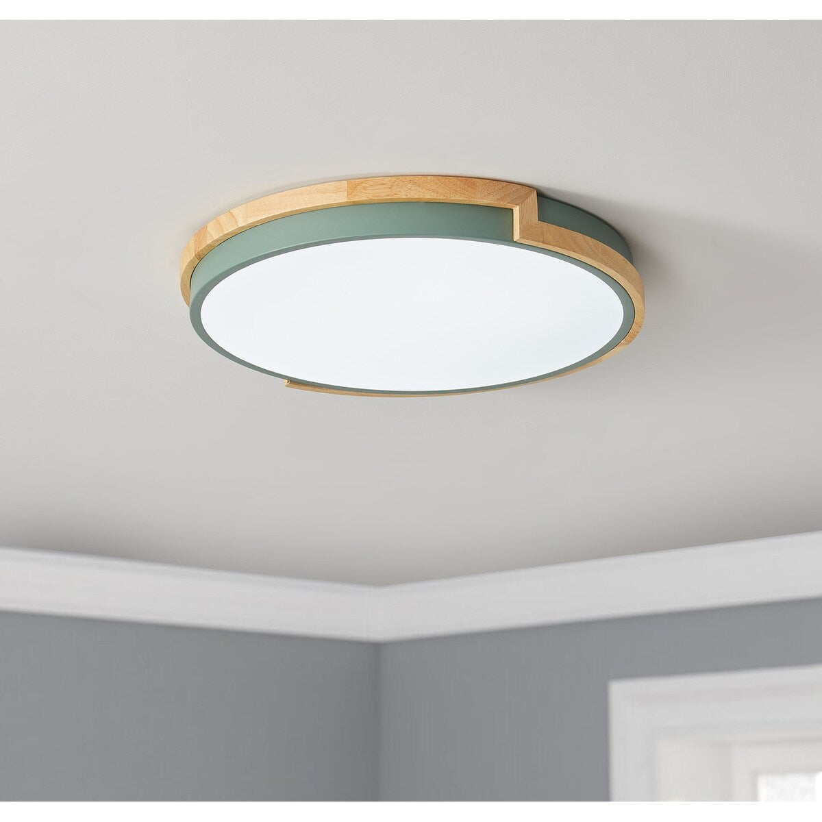 Plafonnier encastré à LED circulaire moderne et concis à 1 ampoule