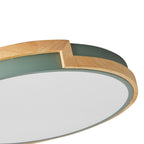 Plafonnier encastré à LED circulaire moderne et concis à 1 ampoule