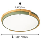 Plafonnier encastré à LED circulaire moderne et concis à 1 ampoule