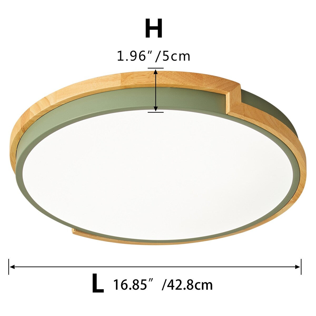 Plafonnier encastré à LED circulaire moderne et concis à 1 ampoule