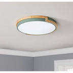 Plafonnier encastré à LED circulaire moderne et concis à 1 ampoule