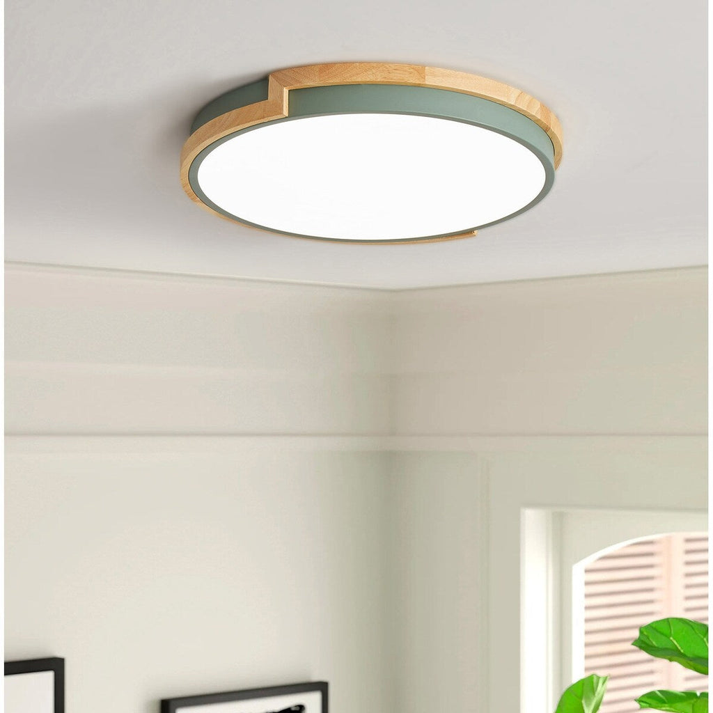 Plafonnier encastré à LED circulaire moderne et concis à 1 ampoule