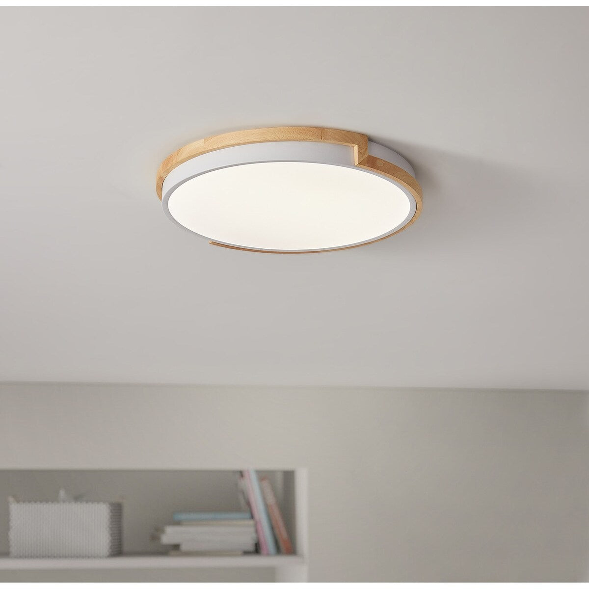 Plafonnier encastré à LED circulaire moderne et concis à 1 ampoule