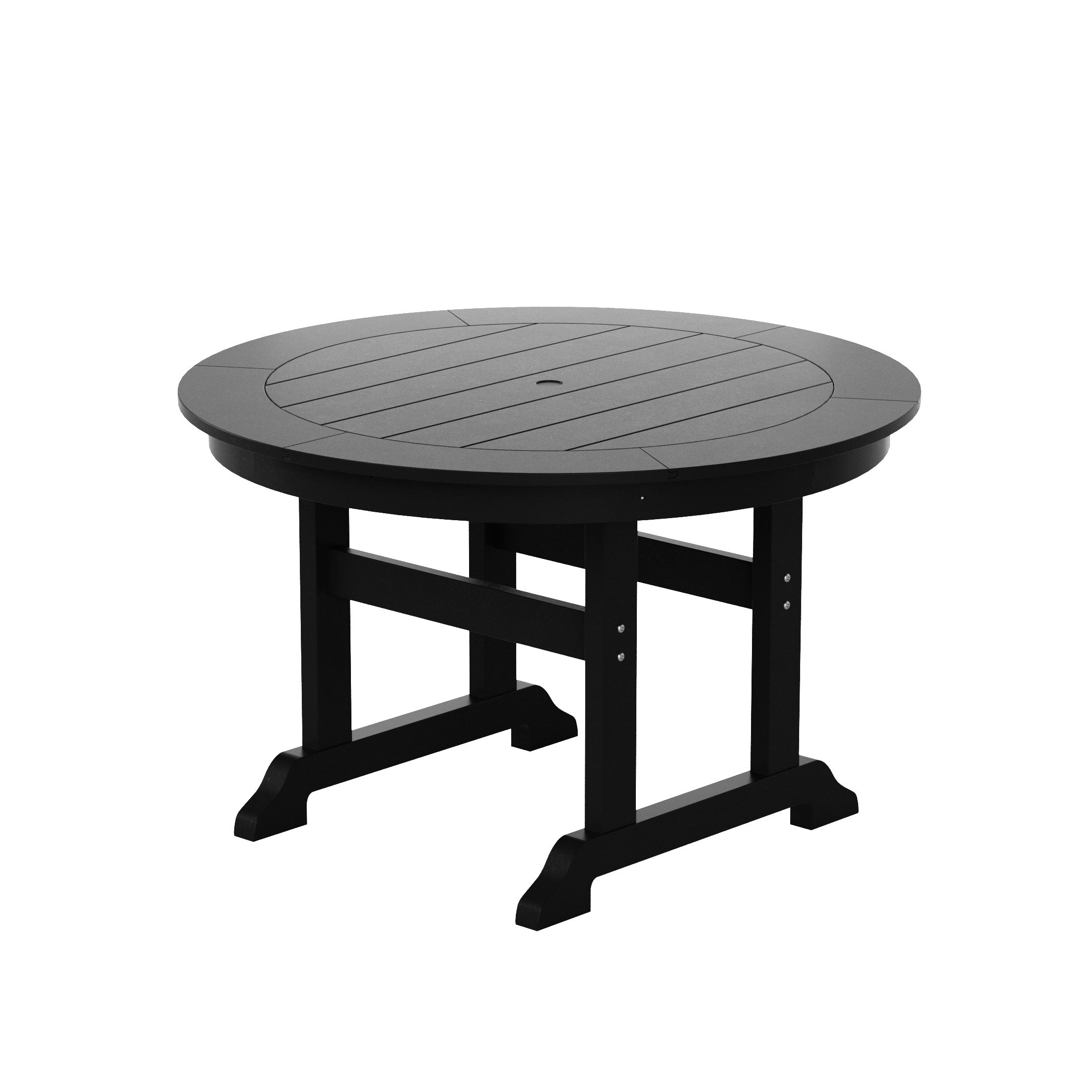 Ensemble de salle à manger d'extérieur Polytrends Shoreside, 5 pièces, carré, en polyester, respectueux de l'environnement, toutes saisons, avec fauteuils