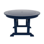 Ensemble de salle à manger d'extérieur Polytrends Shoreside, 5 pièces, carré, en polyester, respectueux de l'environnement, toutes saisons, avec fauteuils