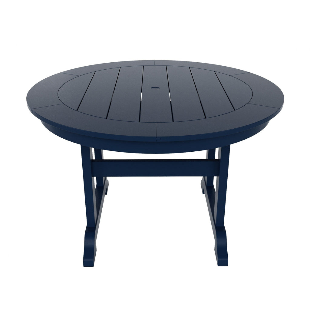 Ensemble de salle à manger d'extérieur Polytrends Shoreside, 5 pièces, carré, en polyester, respectueux de l'environnement, toutes saisons, avec fauteuils