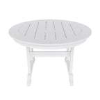 Ensemble de salle à manger d'extérieur Polytrends Shoreside, 5 pièces, carré, en polyester, respectueux de l'environnement, toutes saisons, avec fauteuils