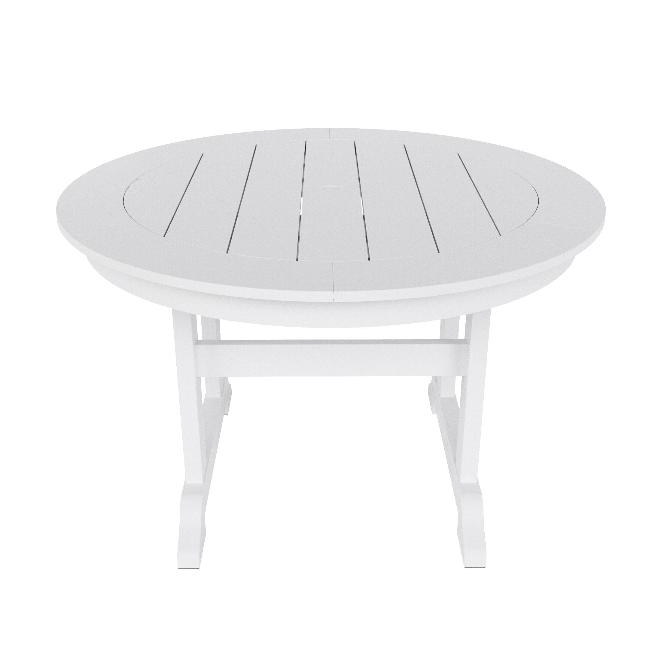 Ensemble de salle à manger d'extérieur Polytrends Shoreside, 5 pièces, carré, en polyester, respectueux de l'environnement, toutes saisons, avec fauteuils