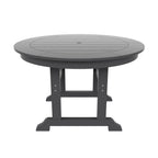 Ensemble de salle à manger d'extérieur Polytrends Shoreside, 5 pièces, carré, en polyester, respectueux de l'environnement, toutes saisons, avec fauteuils