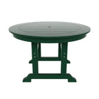 Ensemble de salle à manger d'extérieur Polytrends Shoreside, 5 pièces, carré, en polyester, respectueux de l'environnement, toutes saisons, avec fauteuils