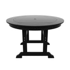 Ensemble de salle à manger d'extérieur Polytrends Shoreside, 5 pièces, carré, en polyester, respectueux de l'environnement, toutes saisons, avec fauteuils