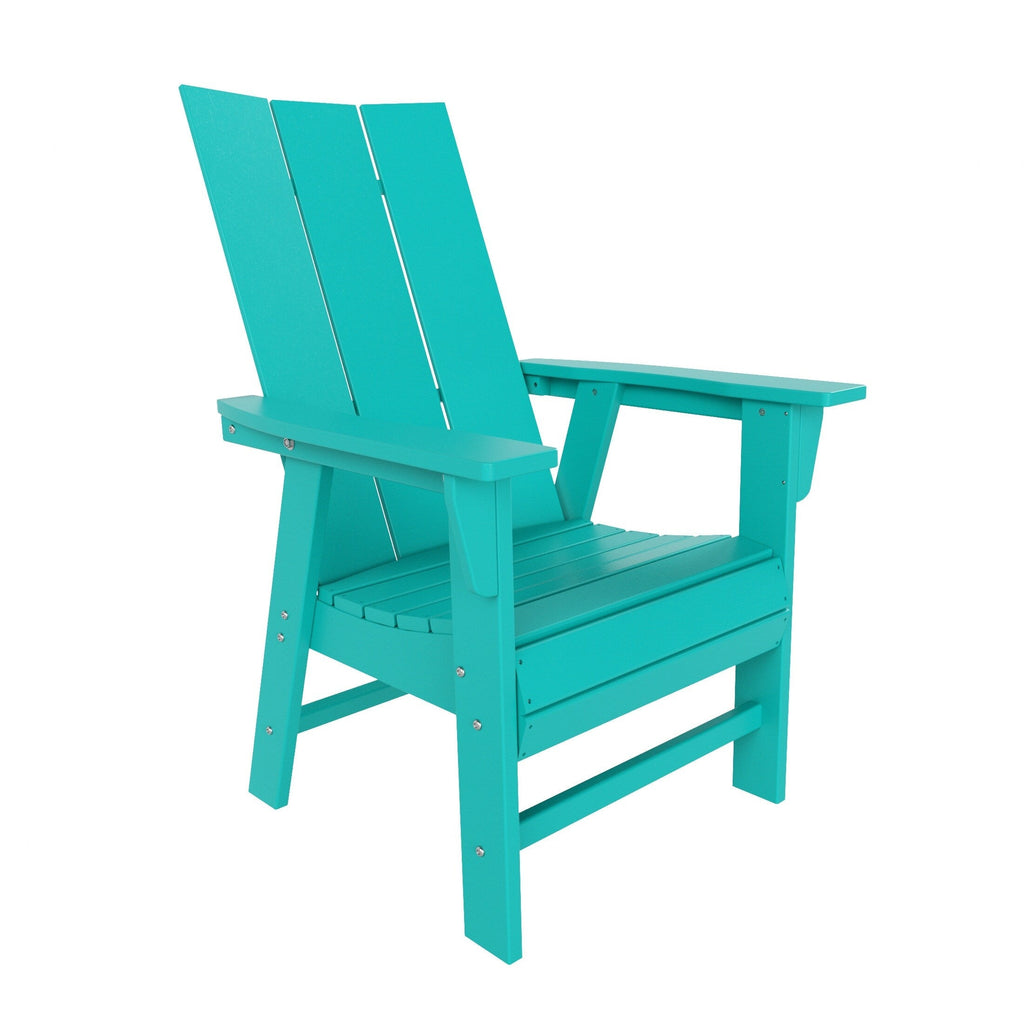 Ensemble de salle à manger d'extérieur Polytrends Shoreside, 5 pièces, carré, en polyester, respectueux de l'environnement, toutes saisons, avec fauteuils