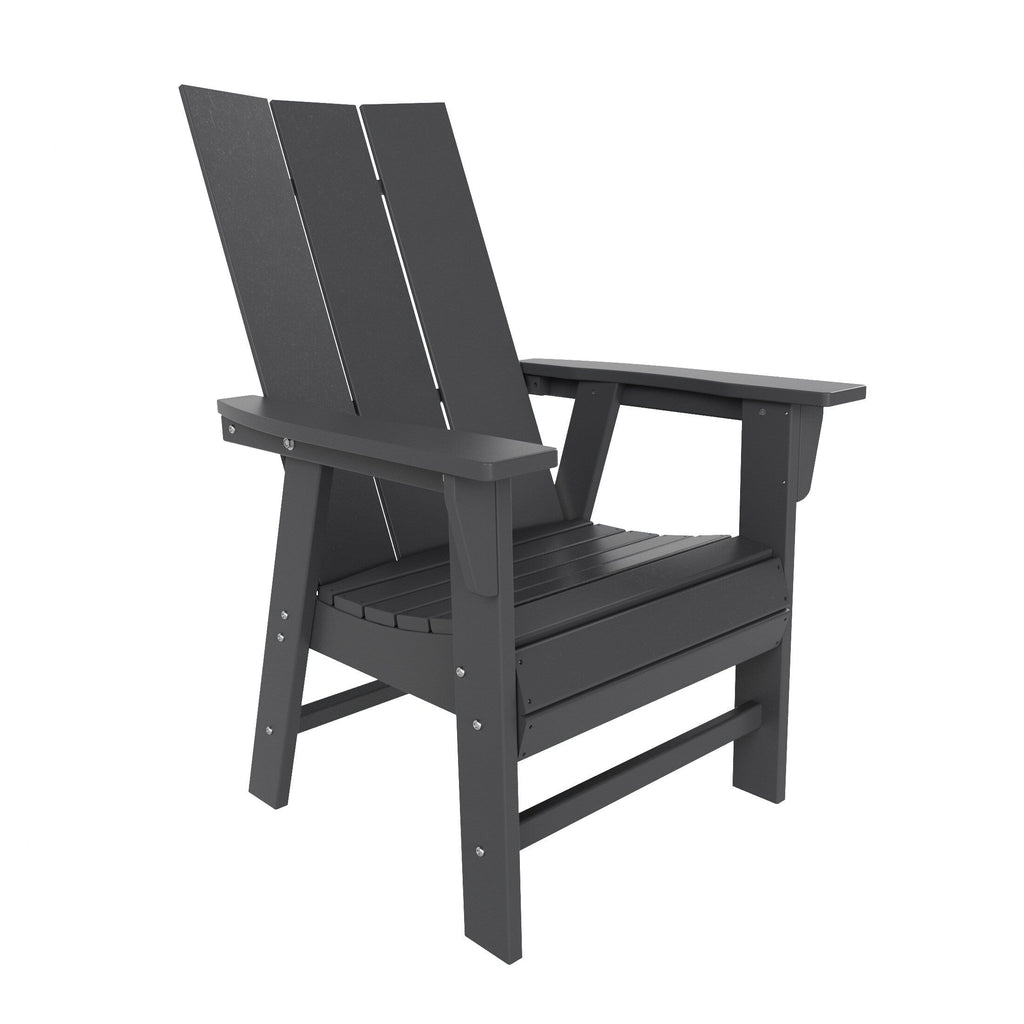 Ensemble de salle à manger d'extérieur Polytrends Shoreside, 5 pièces, carré, en polyester, respectueux de l'environnement, toutes saisons, avec fauteuils