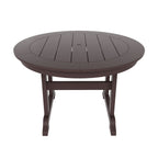 Ensemble de salle à manger d'extérieur Polytrends Shoreside, 5 pièces, carré, en polyester, respectueux de l'environnement, toutes saisons, avec fauteuils