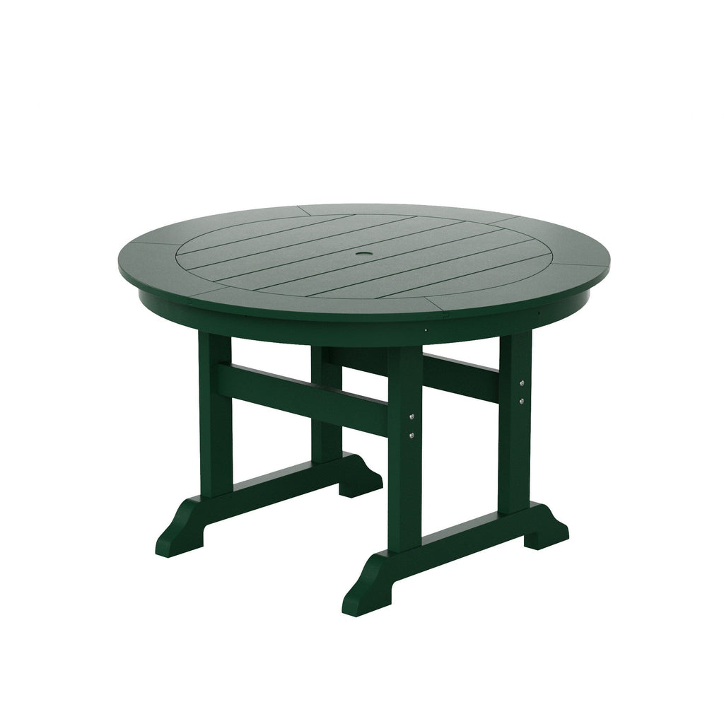 Ensemble de salle à manger d'extérieur Polytrends Shoreside, 5 pièces, carré, en polyester, respectueux de l'environnement, toutes saisons, avec fauteuils