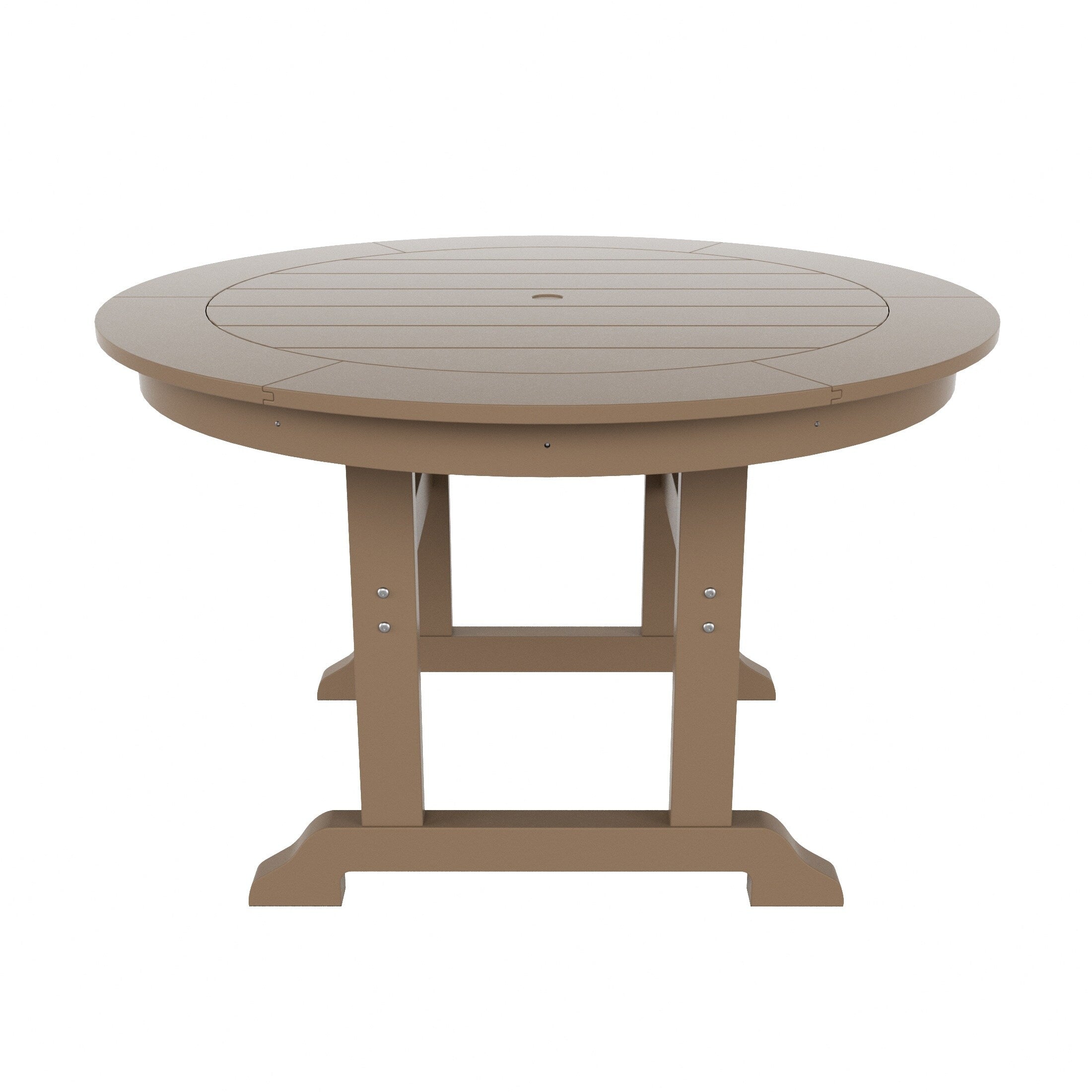 Ensemble de salle à manger d'extérieur Polytrends Shoreside, 5 pièces, carré, en polyester, respectueux de l'environnement, toutes saisons, avec fauteuils